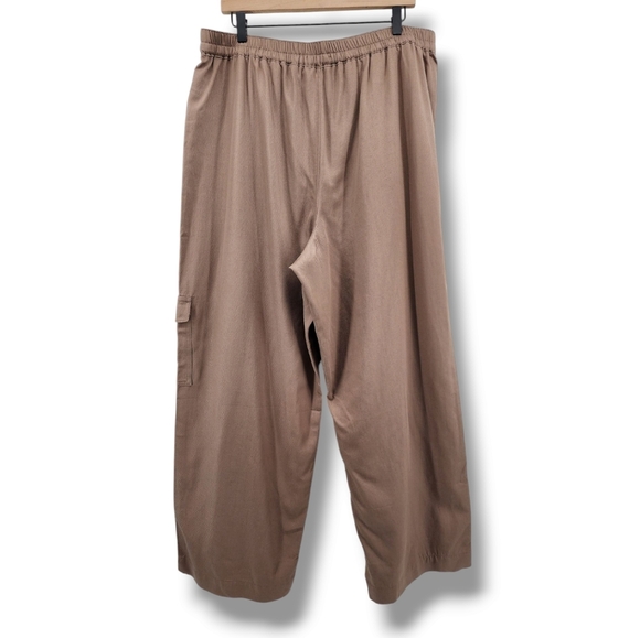 Madewell Softdrape Straight Cargo Pants Light Umber XL NEW - Picture 3 of 12